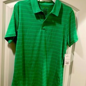 NWT Boys Green Short Sleeve Polo Shirt Size Large
